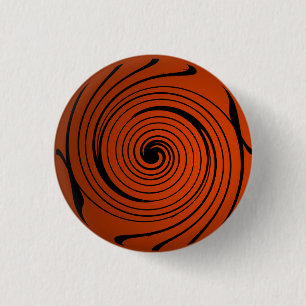 Badge Rond 2,50 Cm Spirale d'Halloween