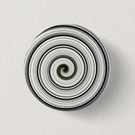 Badge Rond 2,50 Cm spirale noire et blanche (Devant)