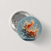 Badge Rond 2,50 Cm Splash tropical (Devant & derrière)