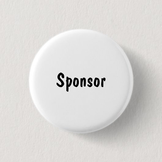 Badge Rond 2,50 Cm Sponsor (Devant)