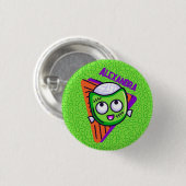 Badge Rond 2,50 Cm Spooktacular Personalized Zombie Button (Devant & derrière)