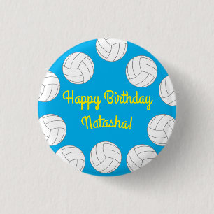 Badge Rond 2,50 Cm Sport de la partie Anniversaire de enfant de volle