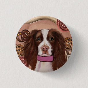 Badge Rond 2,50 Cm Springer Spaniel anglais