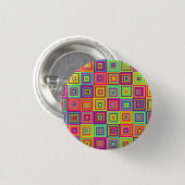 Badge Rond 2,50 Cm Squares (Devant & derrière)