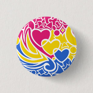 Badge Rond 2,50 Cm Squiggles de la fierté Pan