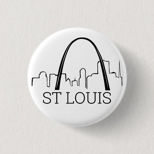 Badge Rond 2,50 Cm St. Louis, Missouri (Devant)