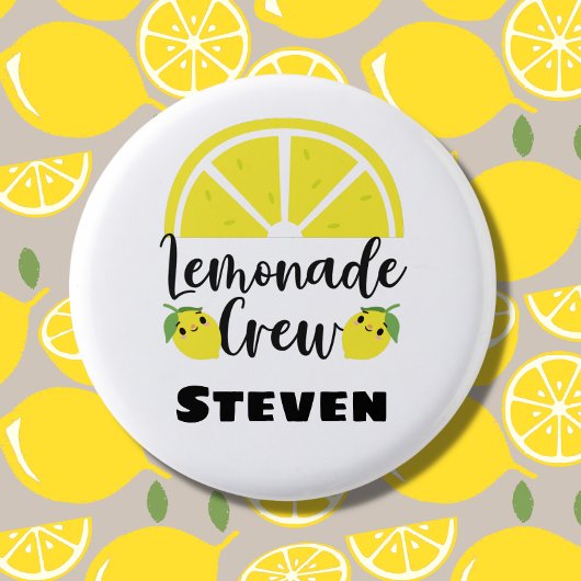 Badge Rond 2,50 Cm Stand de Lemonade Personnalisé