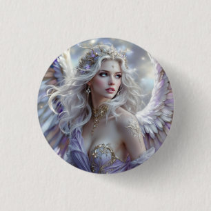 Badge Rond 2,50 Cm Starlight Grace - Princesse céleste de l'aube