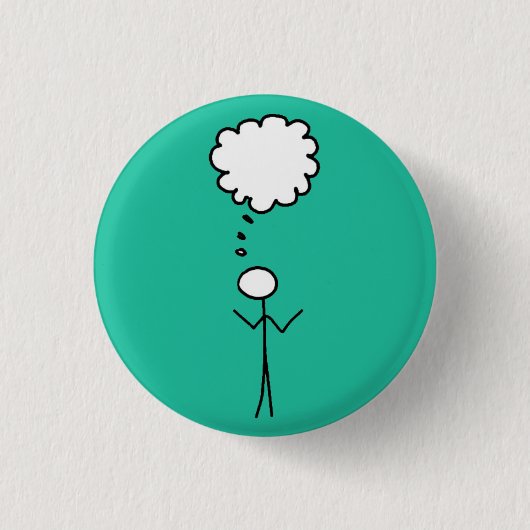 Badge Rond 2,50 Cm Stickman (Devant)