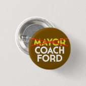 Badge Rond 2,50 Cm <strike>Maire</strike> Car Ford (Devant & derrière)