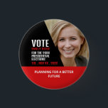 Badge Rond 2,50 Cm Styish Modern Politicier Publicité<br><div class="desc">Styish Modern Political Campgner Annonce Badge par The Carte de visite Store.</div>
