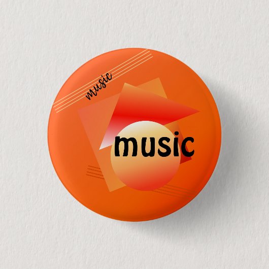Badge Rond 2,50 Cm style design memphis. (Devant)