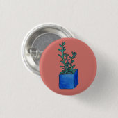 Badge Rond 2,50 Cm Succulent (Devant & derrière)