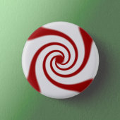 Badge Rond 2,50 Cm Sucre de canne de base Pepperment Drop