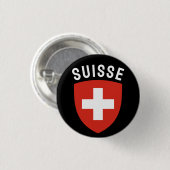 Badge Rond 2,50 Cm Suisse (Suisse francophone) (Devant & derrière)