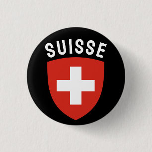 Badge Rond 2,50 Cm Suisse (Suisse francophone)