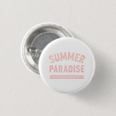 Badge Rond 2,50 Cm Summer Paradise T-Shirt - Pastel Styl (Devant & derrière)
