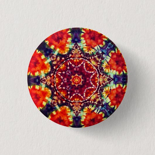 Badge Rond 2,50 Cm Sun Mandala (Devant)