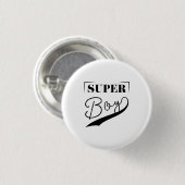 Badge Rond 2,50 Cm Super Boy (Devant & derrière)