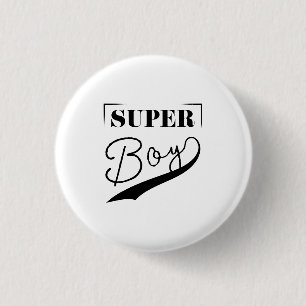 Badge Rond 2,50 Cm Super Boy