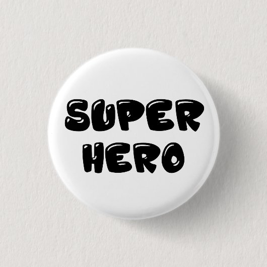 Badge Rond 2,50 Cm Superhéros (Devant)
