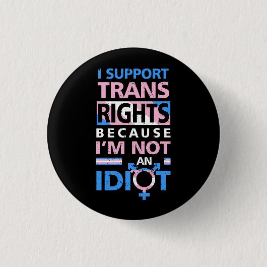 Badge Rond 2,50 Cm Support Transgenre Ally Trans Pride Drapeau (Devant)