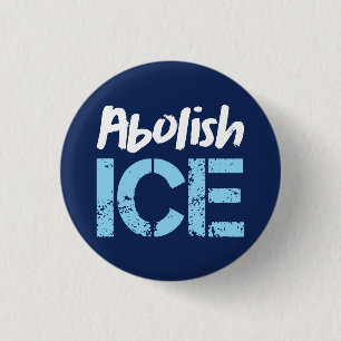 Badge Rond 2,50 Cm Supprimer la glace Bleu bleu foncé