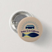 Badge Rond 2,50 Cm Surboard et Camper California (Devant & derrière)