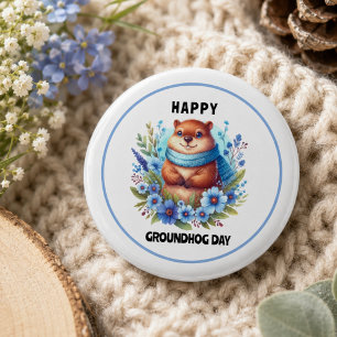 Badge Rond 2,50 Cm Surestimé ? Aquarelle célébrant la journée de la m
