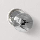 Badge Rond 2,50 Cm Surfer (Devant & derrière)