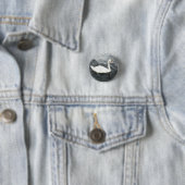 Badge Rond 2,50 Cm Swan impressionniste (En situation)