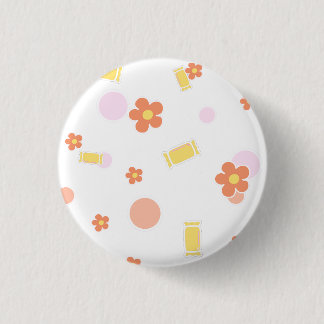 Badge Rond 2,50 Cm sweets and flowers