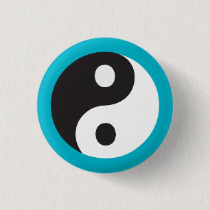 Badge Rond 2,50 Cm Symbole de Yin Yang