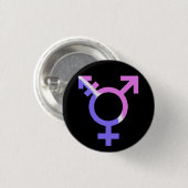 Badge Rond 2,50 Cm Symbole trans (Devant & derrière)