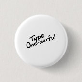 Badge Rond 2,50 Cm T1D Cadeaux Diabétiques (Devant)