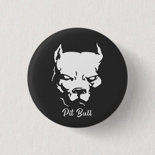 Badge Rond 2,50 Cm T-Shirt américain Pit Bull Terrier