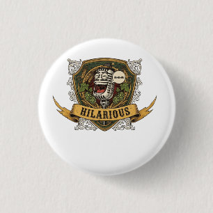 Badge Rond 2,50 Cm T-Shirt de comédie hilarante