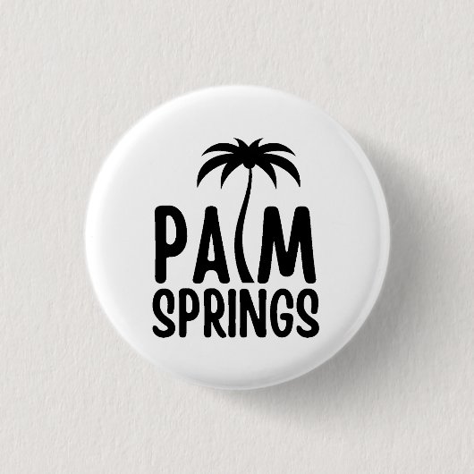 Badge Rond 2,50 Cm T-shirt Palm Springs (Devant)