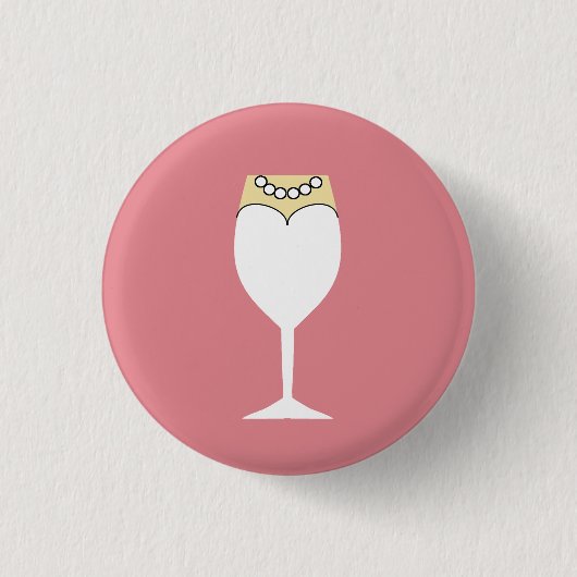 Badge Rond 2,50 Cm Talent d'identification d'invité (Devant)