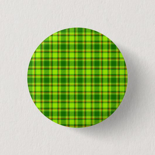 Badge Rond 2,50 Cm Tartan rouge vert À damiers Motif plaid-55788 (Devant)