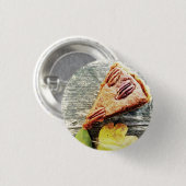 Badge Rond 2,50 Cm tarte aux noix de pécan (Devant & derrière)