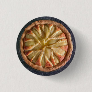 Badge Rond 2,50 Cm Tarte de poire et d'amande