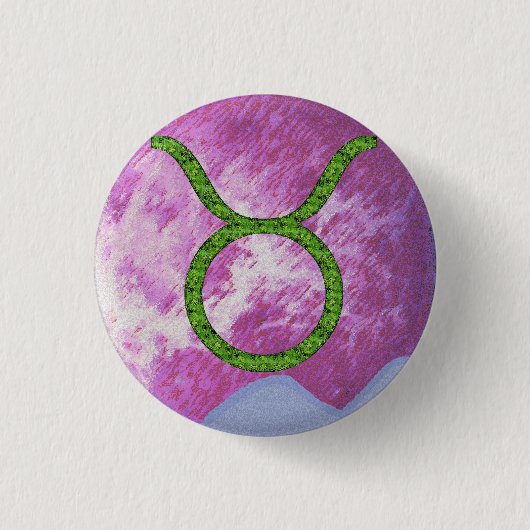 Badge Rond 2,50 Cm Taureau (Devant)