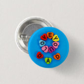 Badge Rond 2,50 Cm Te amo papá (Devant & derrière)