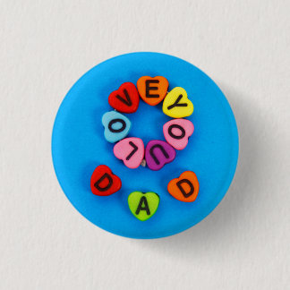 Badge Rond 2,50 Cm Te amo papá