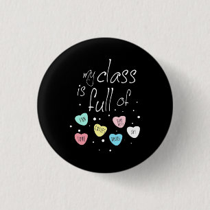 Badge Rond 2,50 Cm Teacher My Class Is Full Of Fun