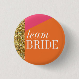 Badge Rond 2,50 Cm Team le bouton de jeune mariée, Pin, parties