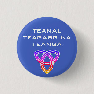 Badge Rond 2,50 Cm Teanal Teagasg na Teanga Button