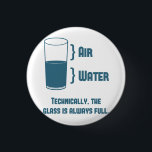 Badge Rond 2,50 Cm Techniquement, Le Verre Est Toujours Plein<br><div class="desc"></div>
