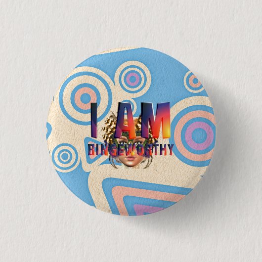 Badge Rond 2,50 Cm TEE I Am Bingeworthy (Devant)